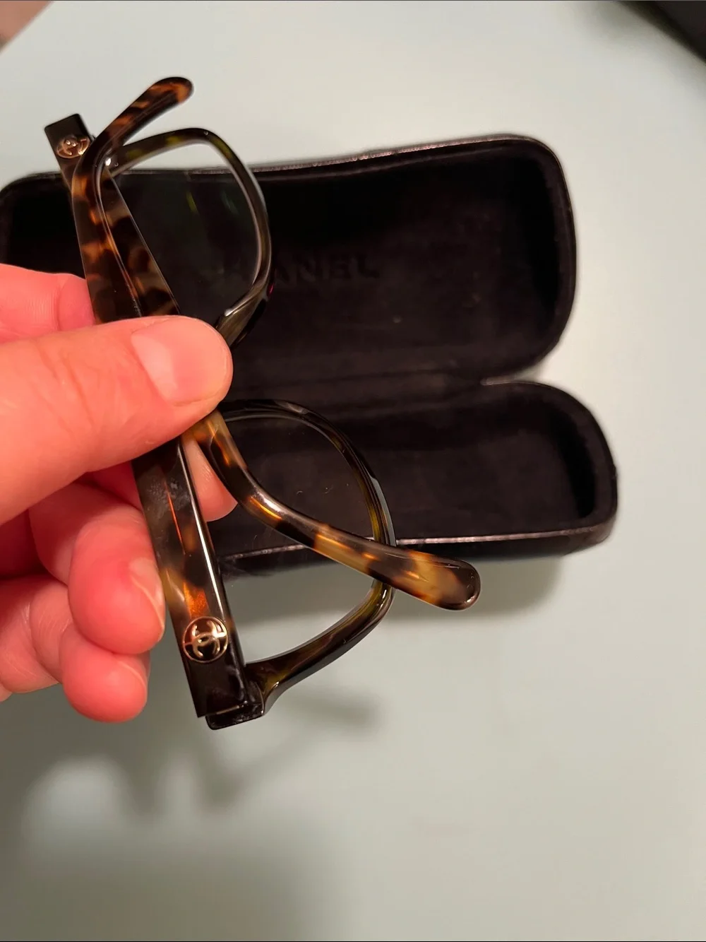 Chanel Made in Italy 3314 Eyeglasses color:1172 Havana/tortoise- great condition